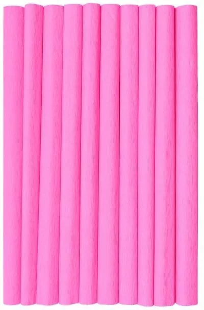Bibuła marszczona róż jasny 50x200cm (10szt) - tantis.pl