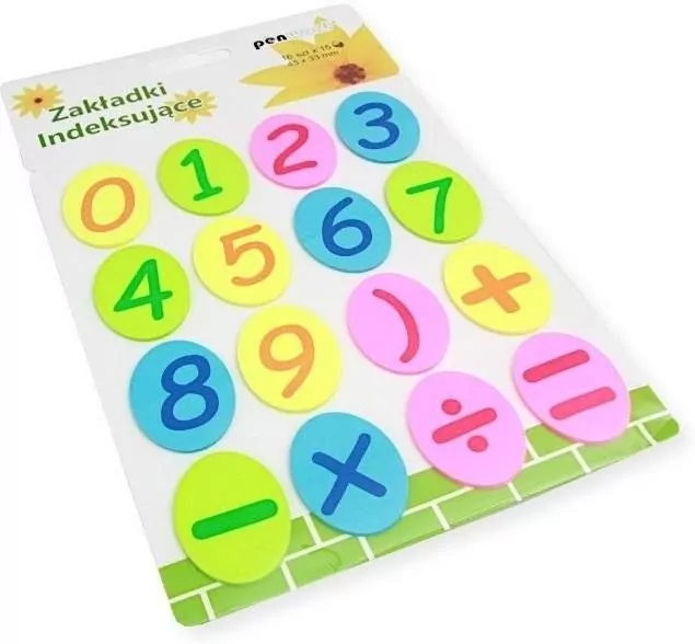 Zakładki indeksujące Znaki matematyczne - tantis.pl