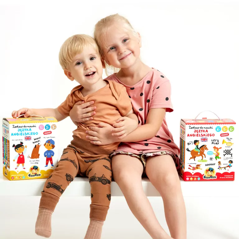 CzuCzu. Zestaw do nauki języka angielskiego dla dzieci 4, 5, 6 - tantis.pl