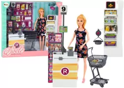 Zestaw Lalka w supermarkecie + akcesoria