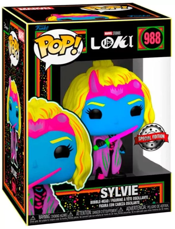 Funko Pop! Marvel Black Light. Loki Sylvie - tantis.pl