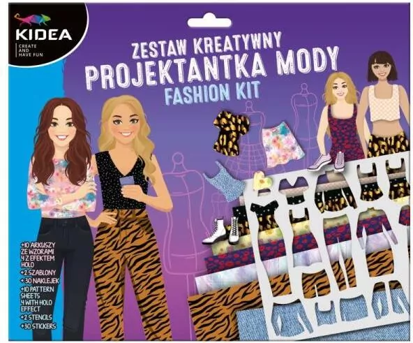 Zestaw kreatywny. Projektantka mody KIDEA - tantis.pl