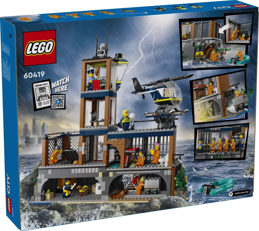 LEGO® City. Policja z Więziennej Wyspy 60419 - tantis.pl