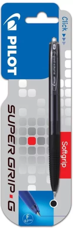Długopis Super Grip G automat. 0.7 czarny PILOT - tantis.pl
