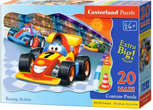 Puzzle 20. Maxi. Racing action - tantis.pl