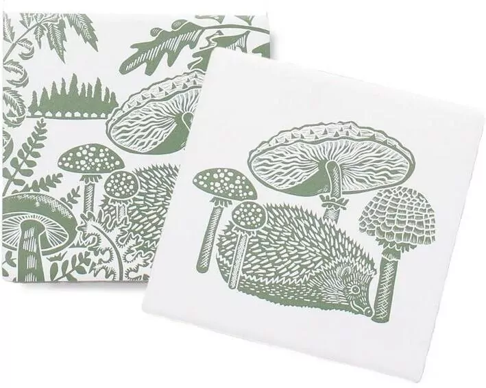 Kate Heiss Podkładki pod kubek zielone - tantis.pl