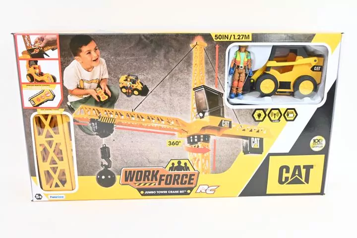 CAT dźwig RC 127cm z figurką i pojazdem 82438 /2 - tantis.pl