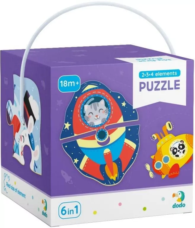 DODO.  Puzzle 2-3-4. Transport - tantis.pl
