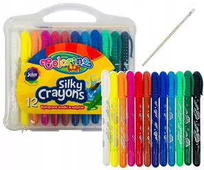 Kredki Colorino Kids. Żelowe wykręcane. 12 kolorów - tantis.pl