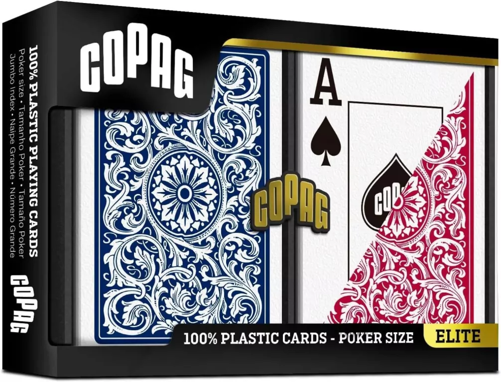Karty do pokera Copag Elite Jumbo Face set 2x55 - tantis.pl