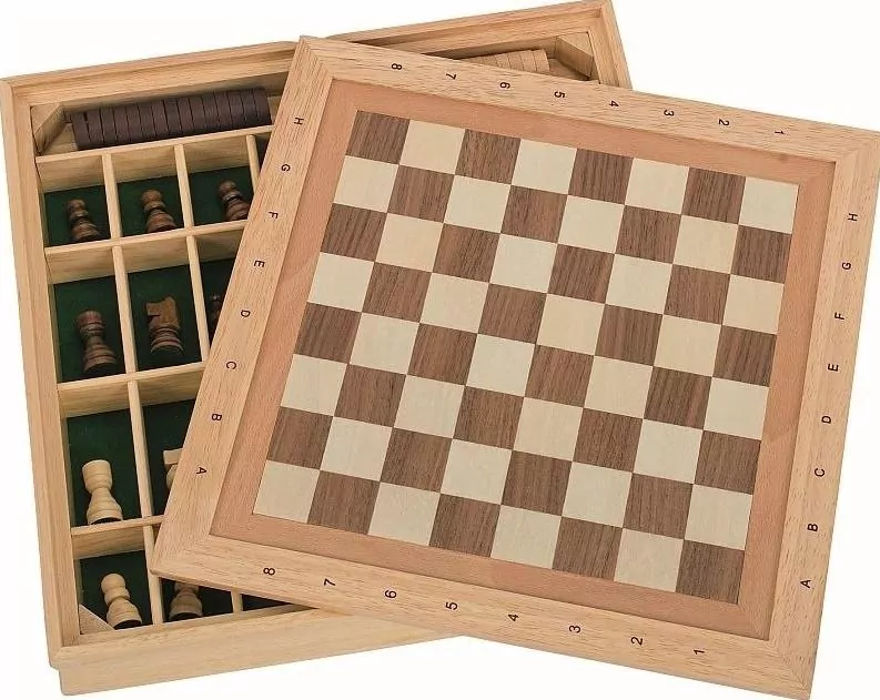 Szachy, warcaby i młynek 3w1 - tantis.pl