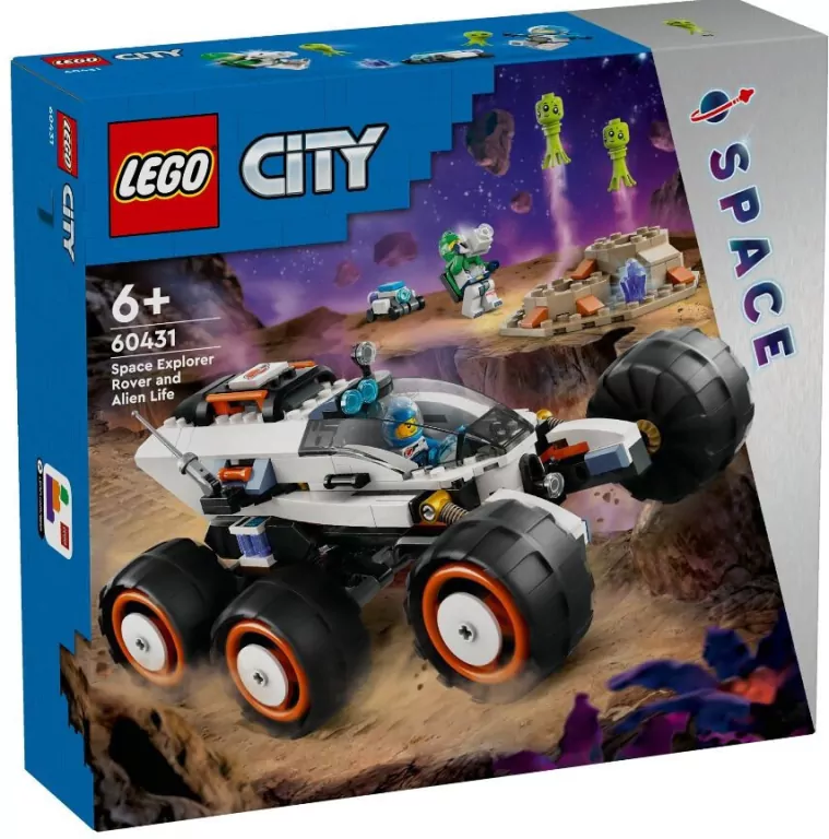 LEGO® City. Kosmiczny łazik i badanie życia w kosmosie 60431 - tantis.pl