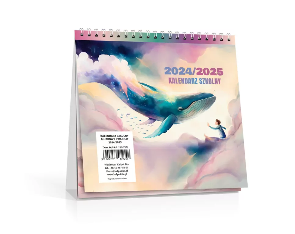 Kalendarz 2024-2025 szkolny. Kwadrat - tantis.pl