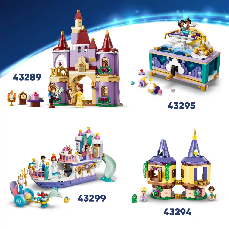 LEGO® Zamek Roszpunki 43297 - tantis.pl