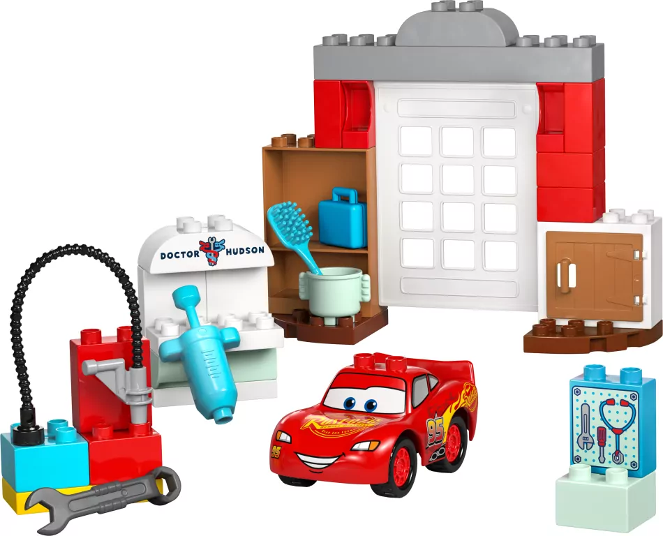 LEGO® Duplo. Wizyta McQueena w warsztacie Wójta 10456 - tantis.pl