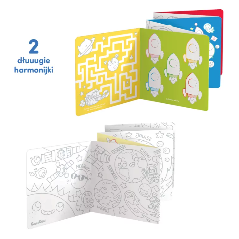 CzuCzu. Kosmos. Dłuuugie kolorowanki - tantis.pl