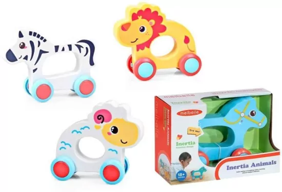 Zwierzak na kółkach do pchania MIX