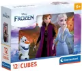 Clementoni. Klocki Frozen, 12 elementów - tantis.pl
