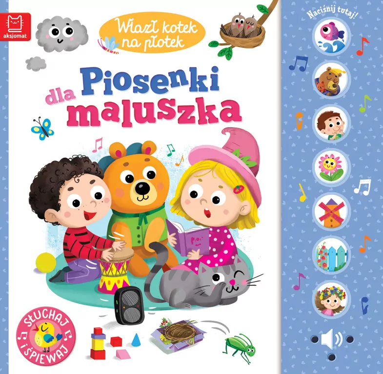 Wlazł kotek na płotek. Piosenki dla maluszka - tantis.pl