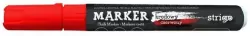 Marker kredowy STRIGO, czerwony