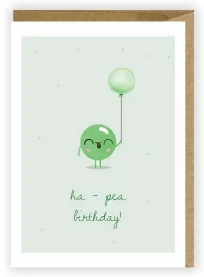 Kartka urodzinowa, eko koperta K020 - tantis.pl