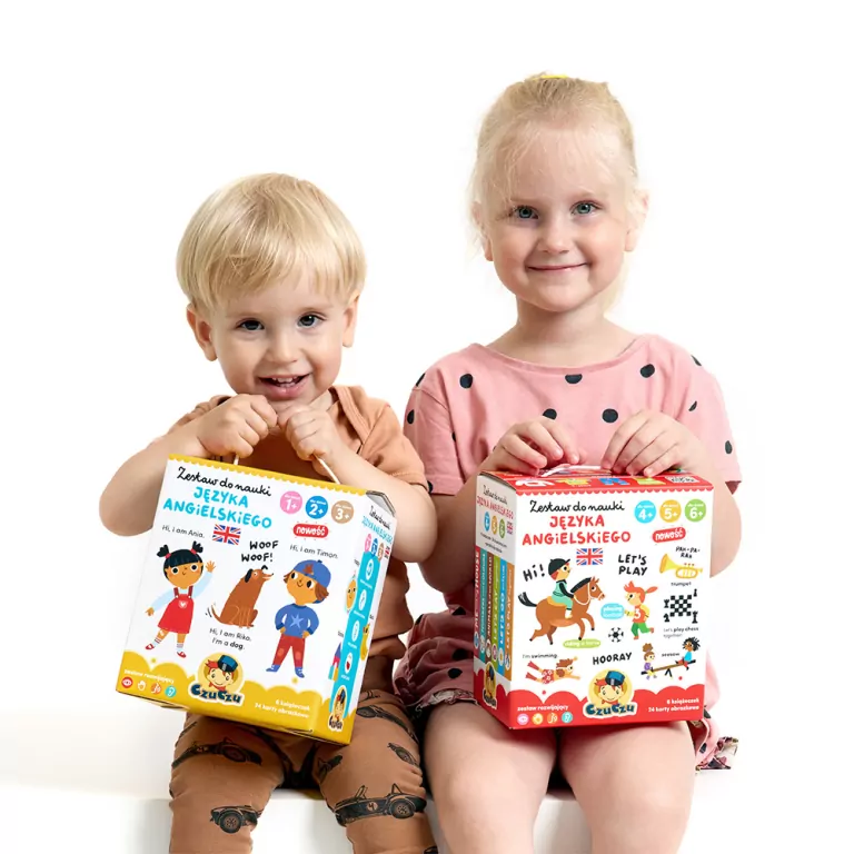 CzuCzu. Zestaw do nauki języka angielskiego dla dzieci 1, 2, 3 - tantis.pl