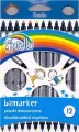 Pisaki. Bimarker, dwustronne. 12 kolorów - tantis.pl