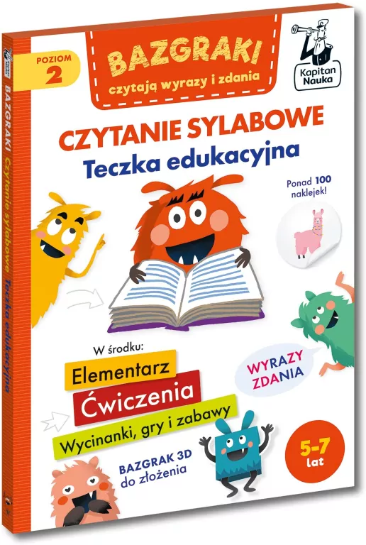 Kapitan Nauka. Bazgraki czytają wyrazy i zdania - tantis.pl
