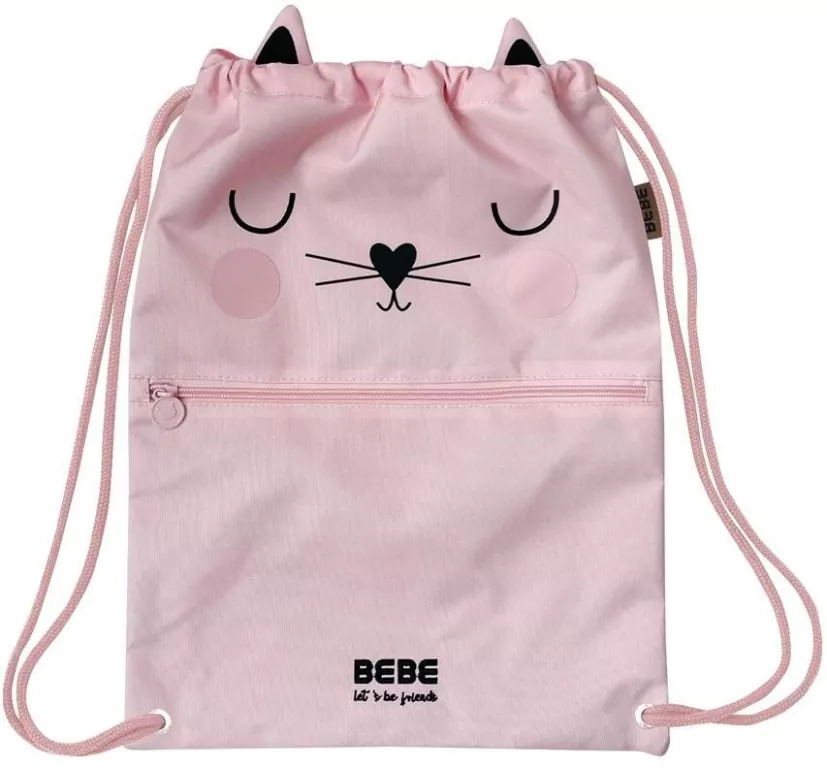 Worek z kieszonką na suwak Kot BB Friends - tantis.pl