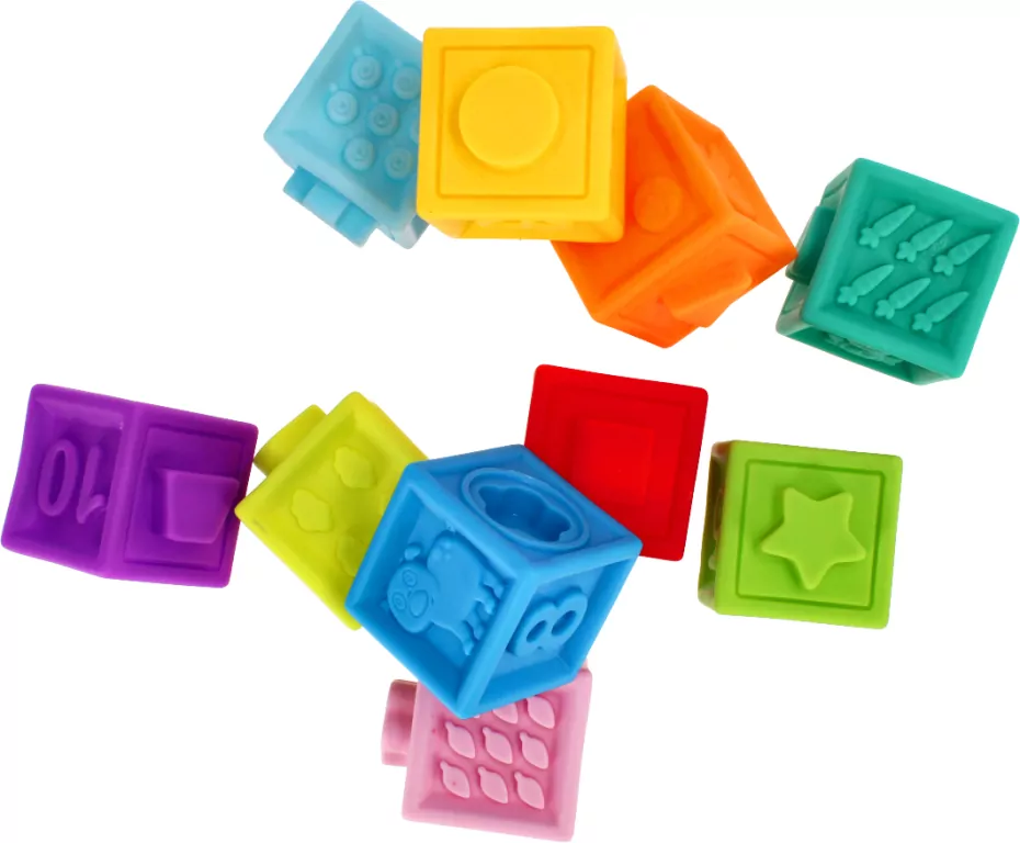 Gumowe klocki 10 sztuk - tantis.pl