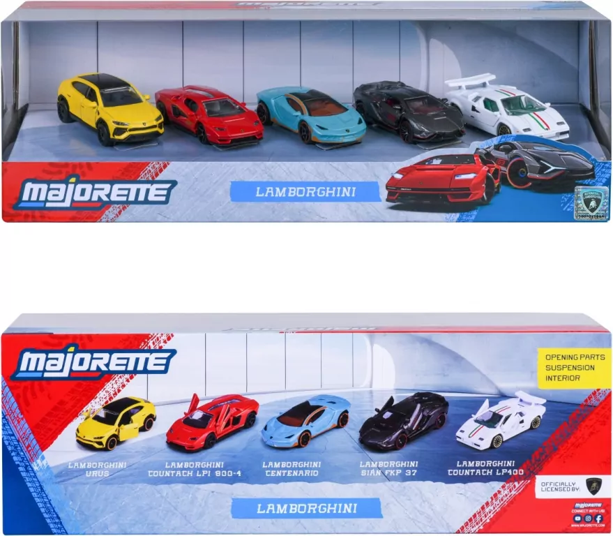 Majorette Lamborghini 5pak - tantis.pl