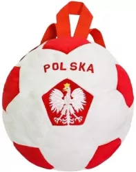 Plecak football piłka czerwona