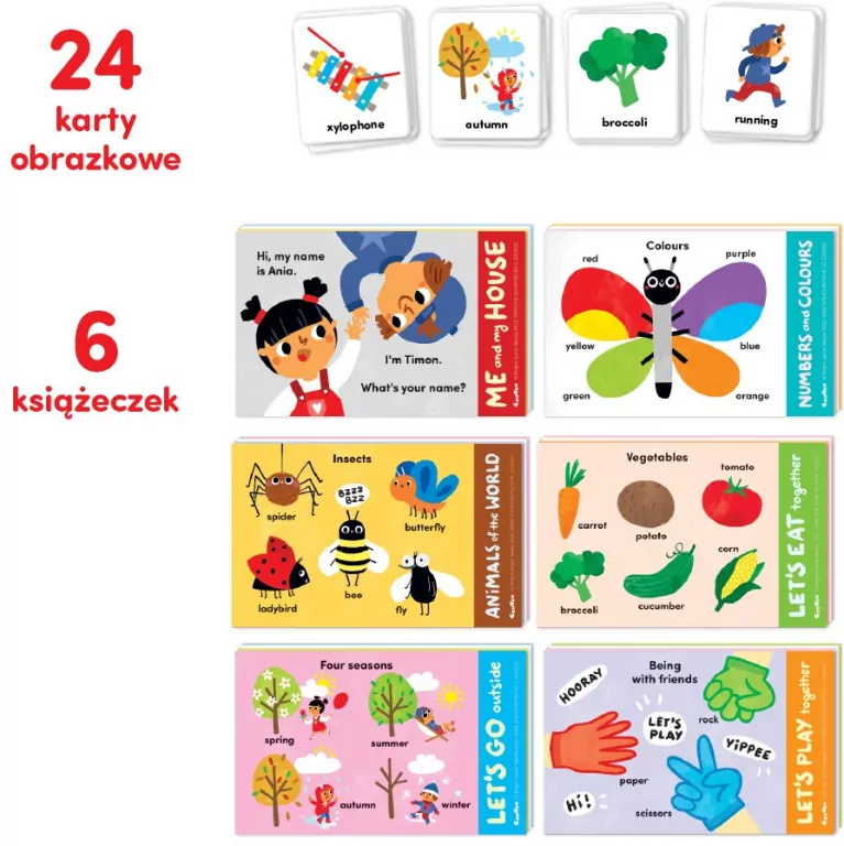 CzuCzu. Zestaw do nauki języka angielskiego dla dzieci 4, 5, 6 - tantis.pl