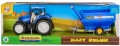 Traktor New Holland T5 z przyczepą 1:32 - tantis.pl