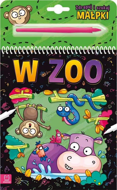 W ZOO. Zdrapuj i szukaj małpki - tantis.pl