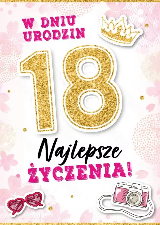 Karnet Urodziny 18 - tantis.pl