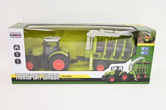 Traktor z przyczepą R/C 48,5x19,5x14cm
