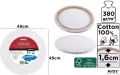 Podobrazie okrągłe 45x45x1.6cm 380G/m2 - tantis.pl