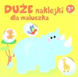 Duże naklejki dla maluszka 3+. Nosorożec