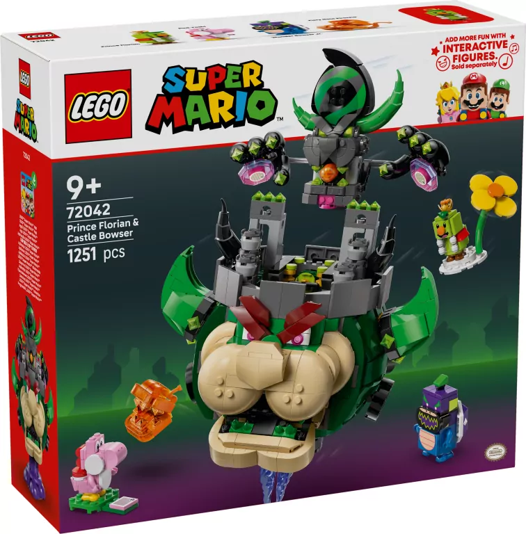 LEGO® Super Mario. Prince Florian i Castle Bowser 72042 - tantis.pl