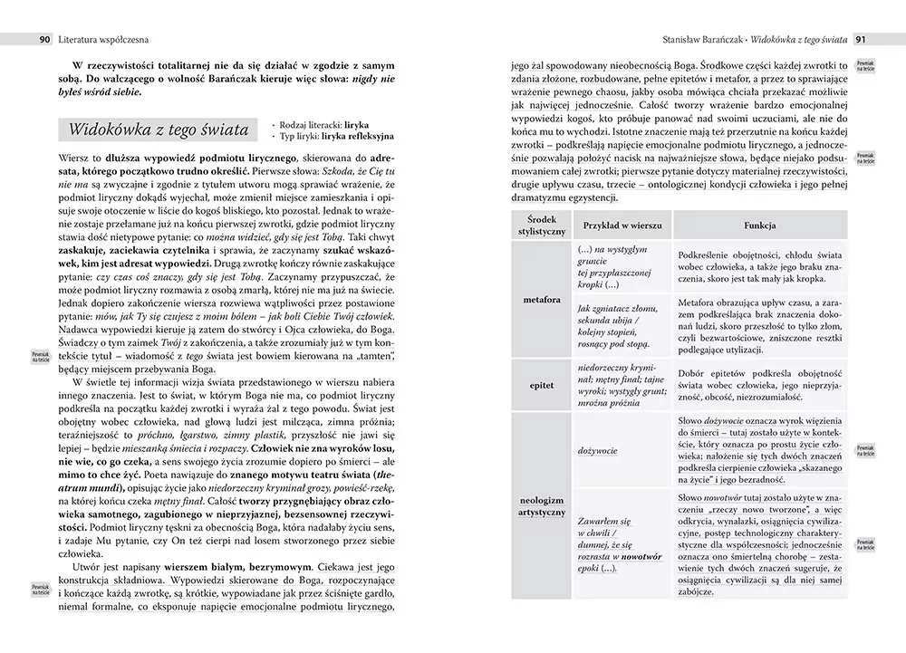 Ściąga LO cz.4 Literatura współczesna NPP - tantis.pl