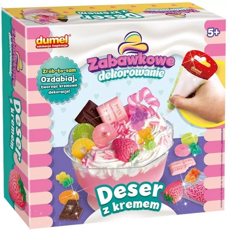 Zabawkowe dekorowanie Deser z kremem - tantis.pl