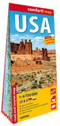 Comfort map USA - road and tourist map 1:4 750 000 - tantis.pl