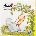 Serwetki 33x33cm Maki Wielkanoc op.  Pol-Mak - tantis.pl
