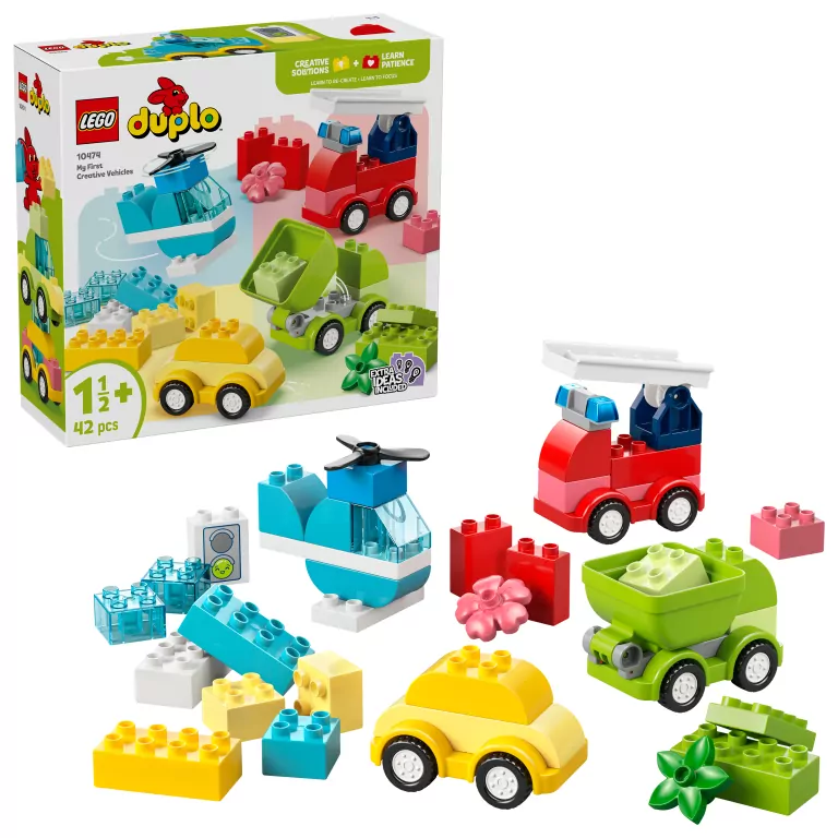 LEGO® Duplo. Kreatywne pojazdy 10474 - tantis.pl