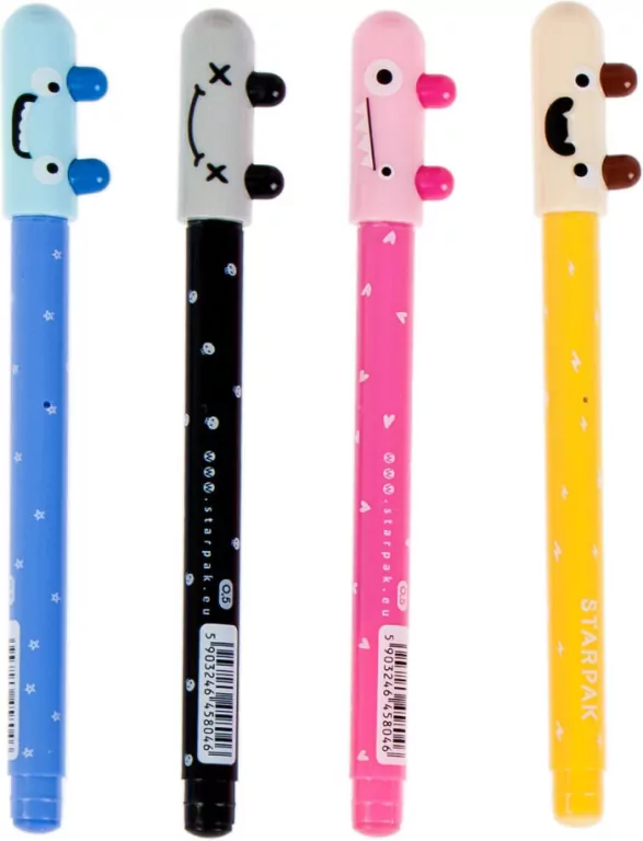 Długopis żelowy zamykany 0,5mm Robi mix - tantis.pl