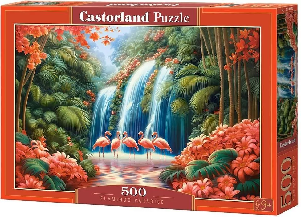 Puzzle 500 Flamingo Paradise CASTOR - tantis.pl