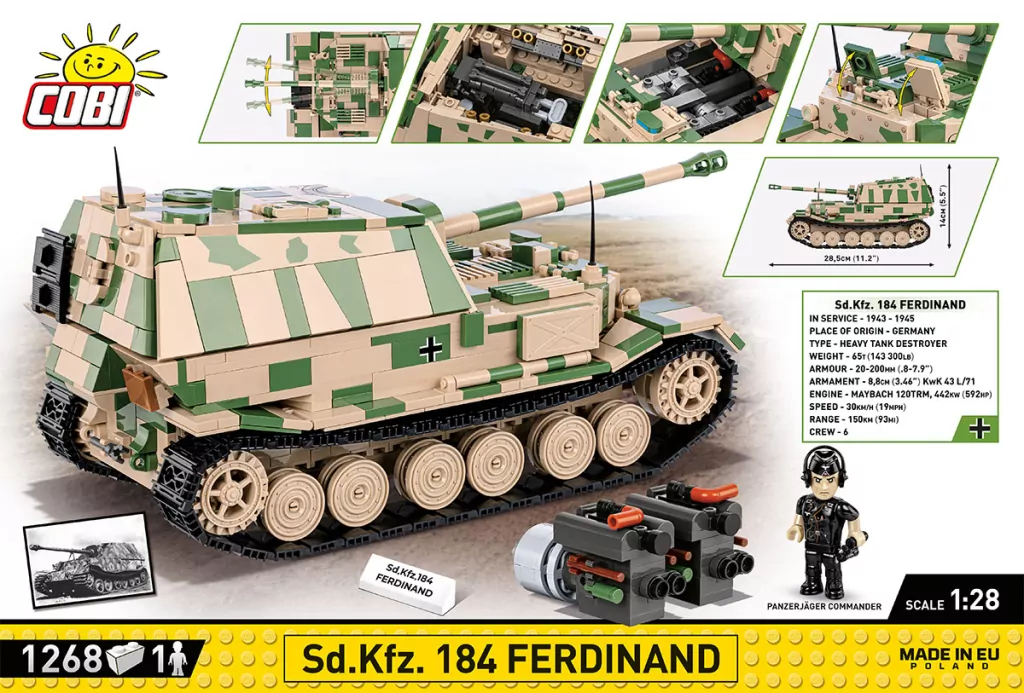 Cobi. HC WWII Sd. Kfz. 184 Ferdinand - tantis.pl
