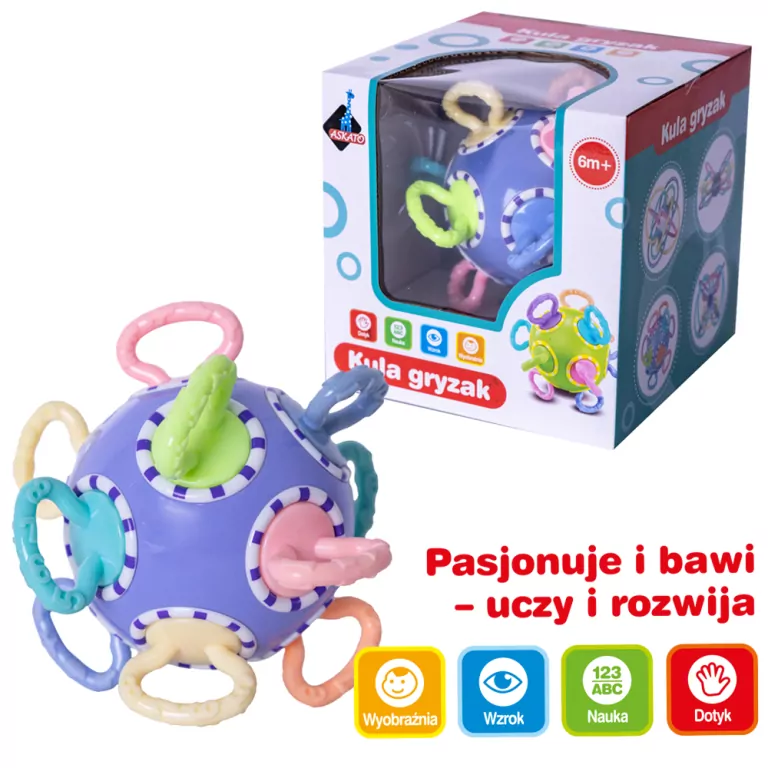 Kula sensoryczna- gryzak - tantis.pl