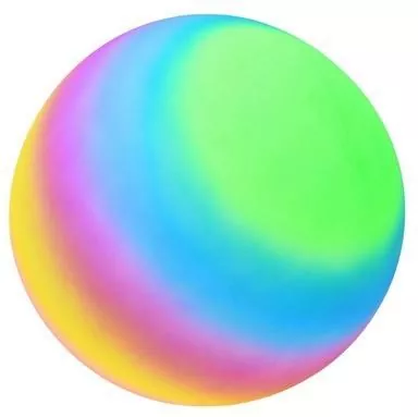 Piłka Gumowa Enero Rainbow 26cm - tantis.pl